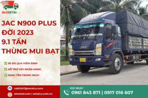 Đánh giá xe tải JAC N900 Plus lướt 9.1 tấn. Giải mã sức mạnh lốc máy Cummins, dàn sắt xi dập nguội cực trâu và bài toán cày cước liên tỉnh tại Alo Xe Tải.