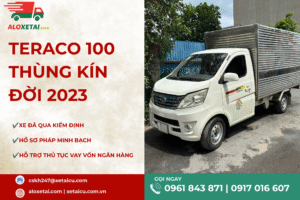 Đánh giá chi tiết dòng xe tải Teraco Tera 100 thùng kín lướt tại Bình Dương. Phân tích máy Mitsubishi, thùng hàng lanh lẹ cho dân cày cước luồn hẻm.
