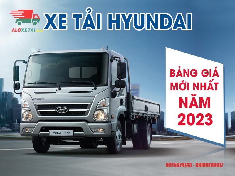 Giá xe tải Hyundai 2023