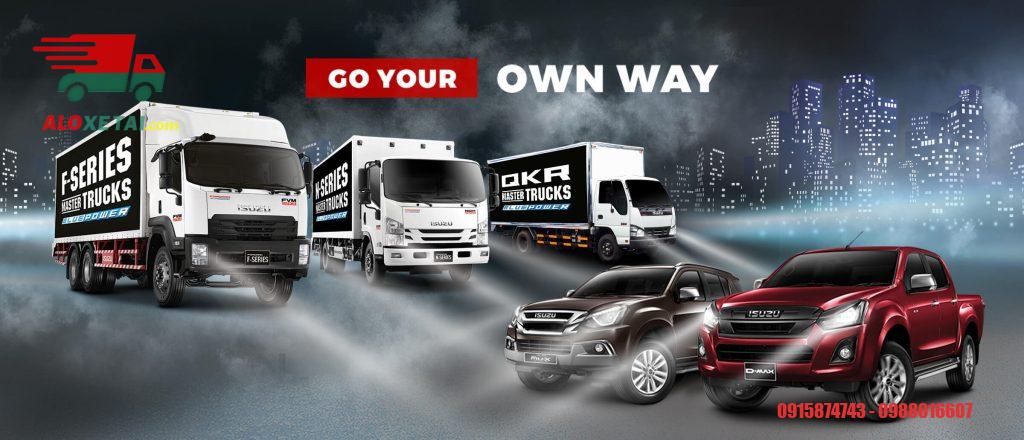 Xe tải Isuzu trong xây dựng